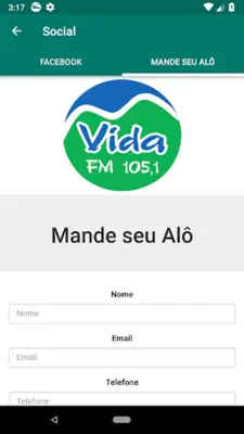 Vida FM Passos android App screenshot 0